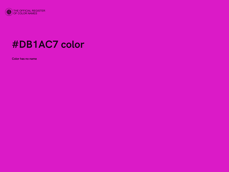 #DB1AC7 color image