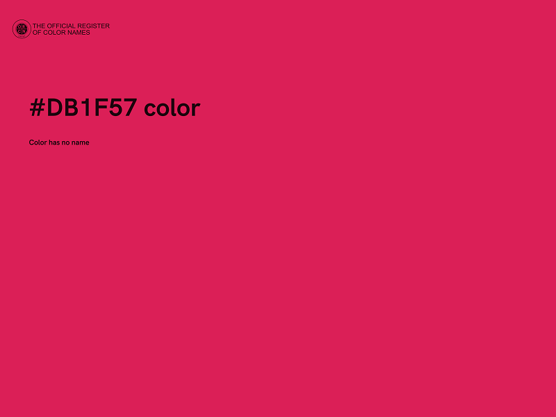 #DB1F57 color image