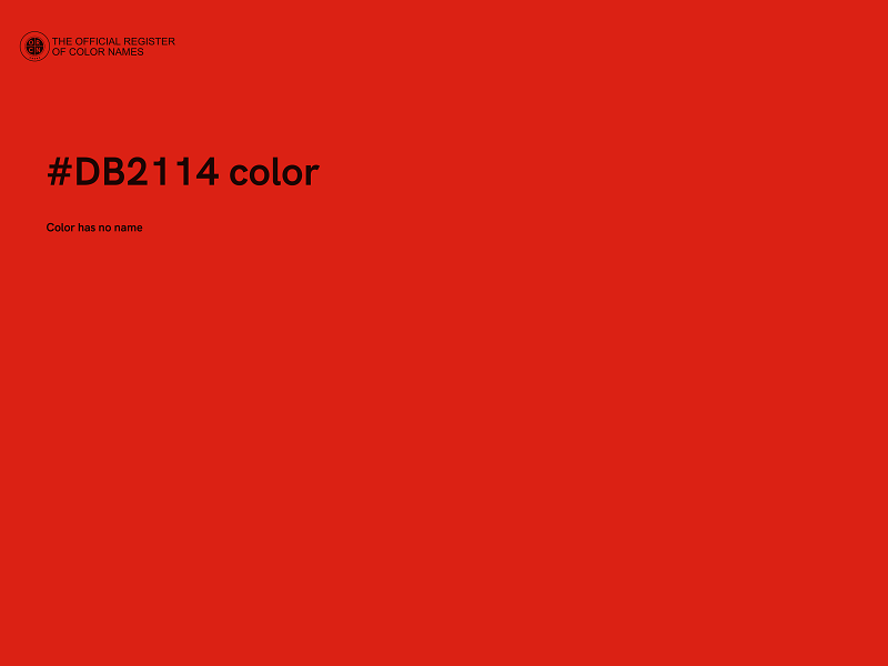 #DB2114 color image