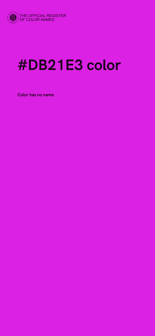#DB21E3 color image
