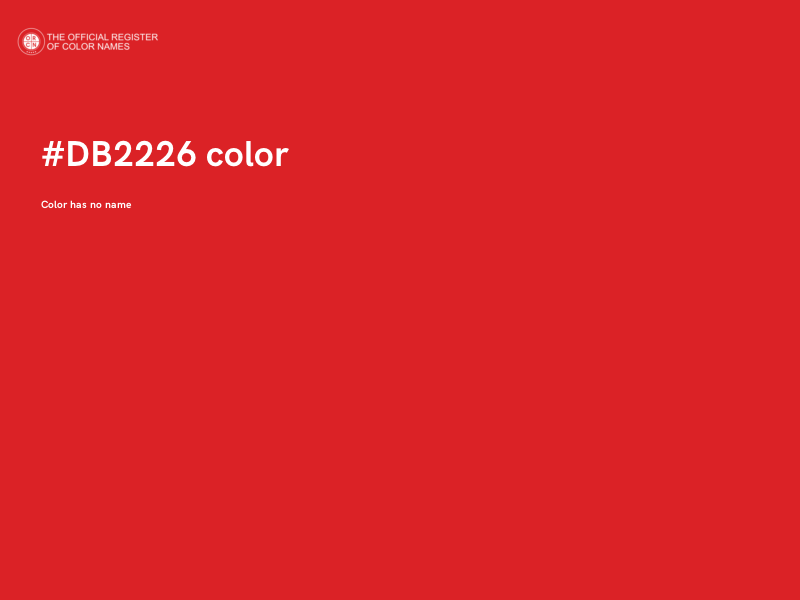 #DB2226 color image
