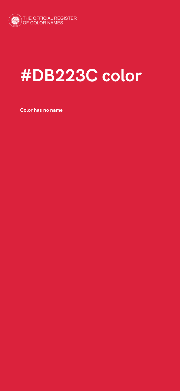 #DB223C color image