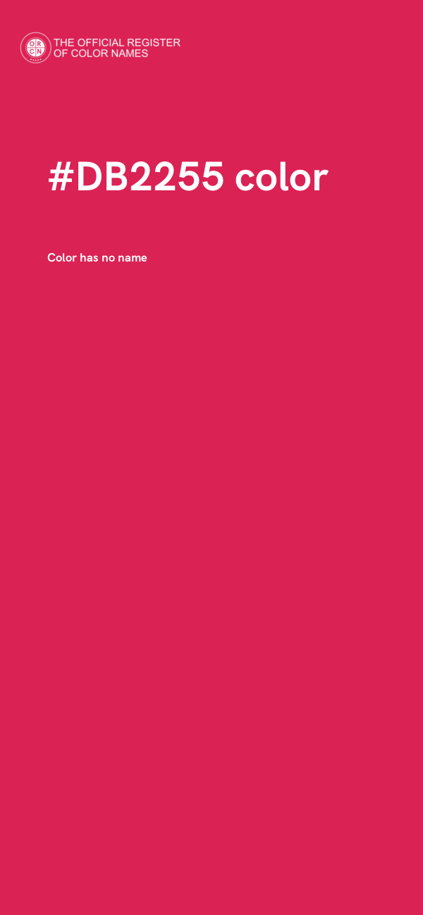 #DB2255 color image