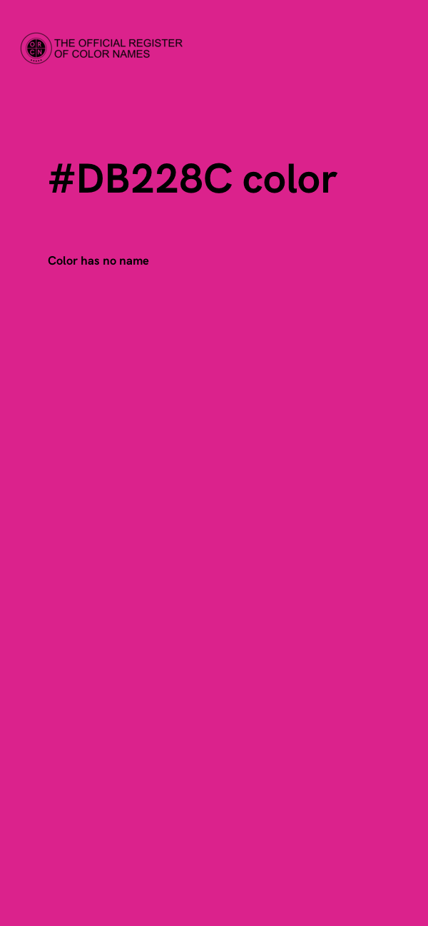 #DB228C color image