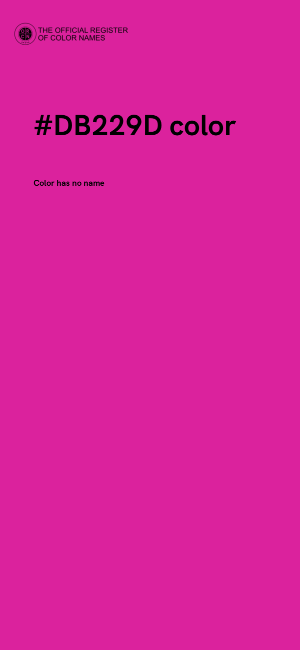 #DB229D color image