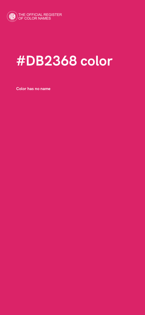 #DB2368 color image