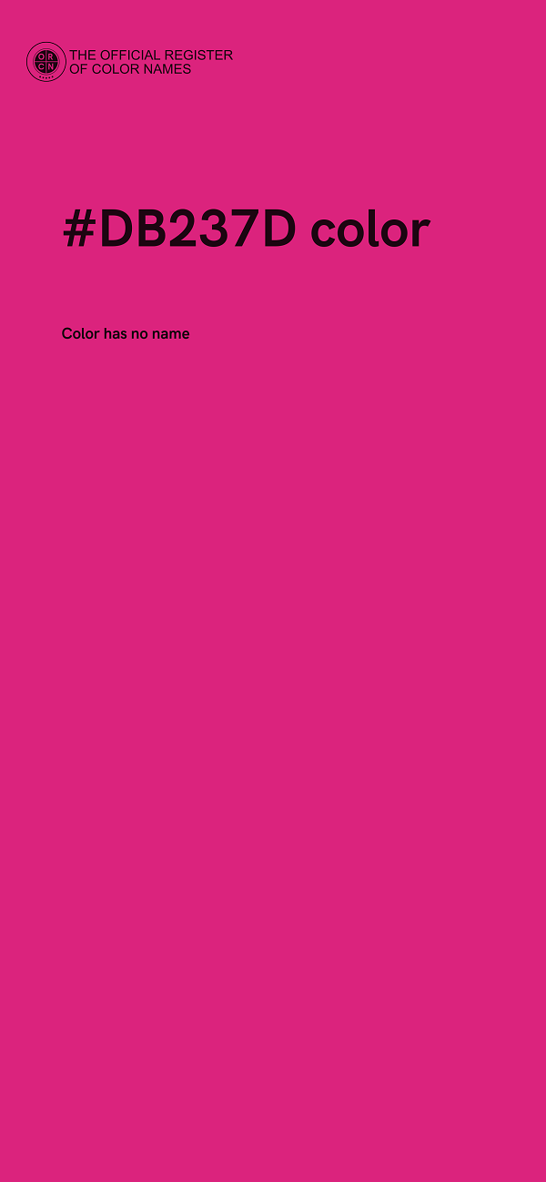 #DB237D color image