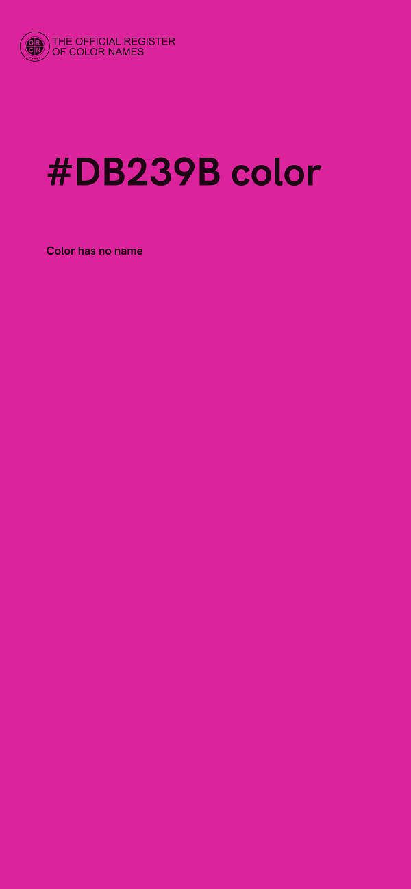 #DB239B color image