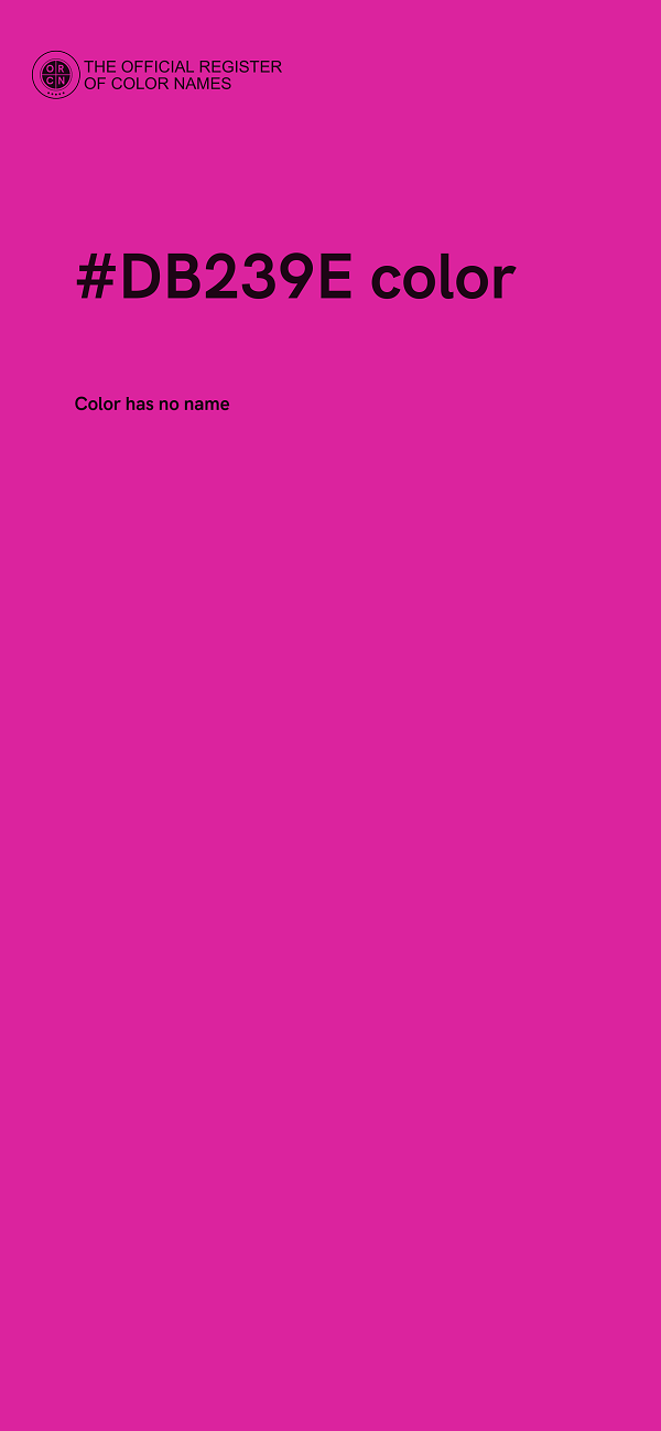 #DB239E color image