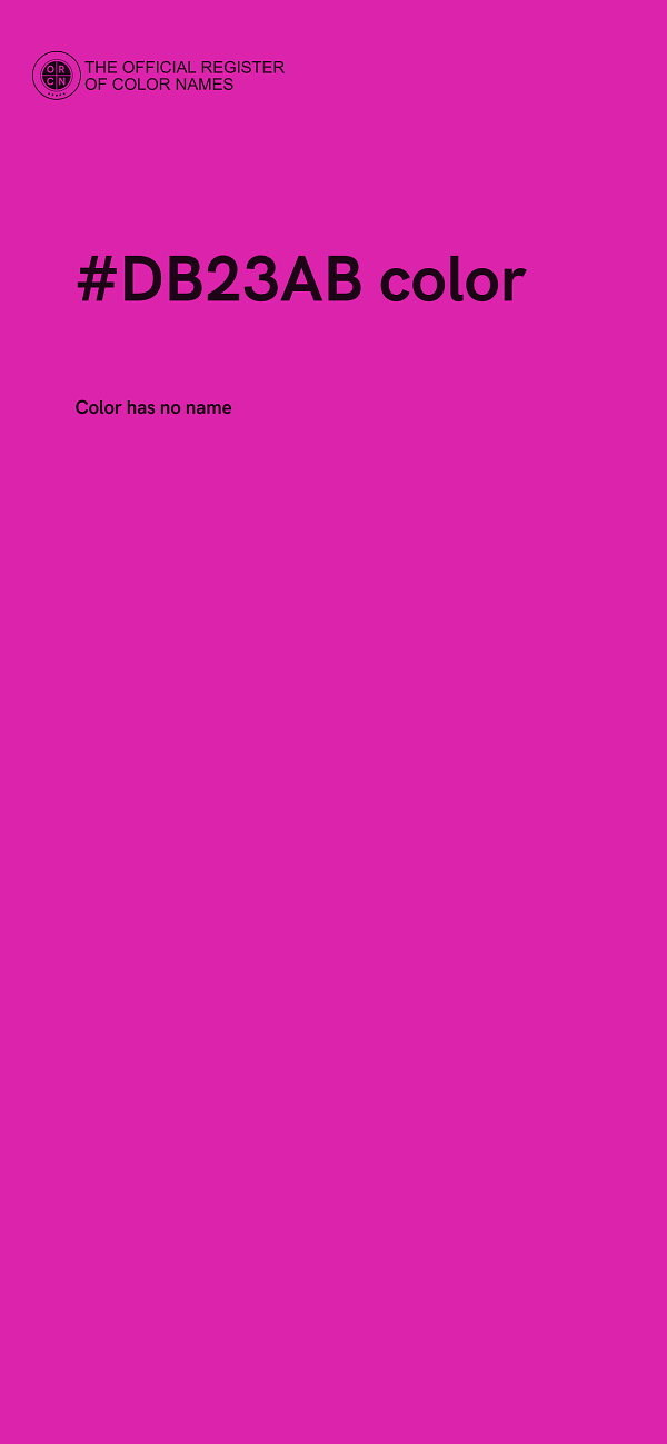 #DB23AB color image