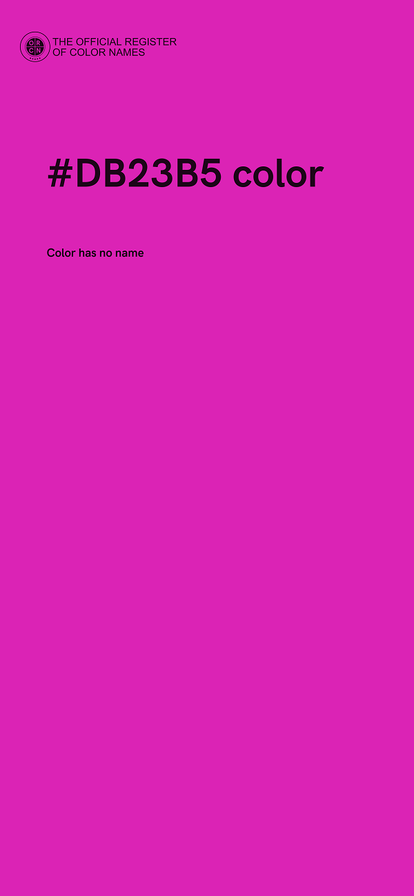 #DB23B5 color image