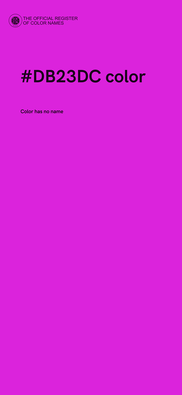 #DB23DC color image