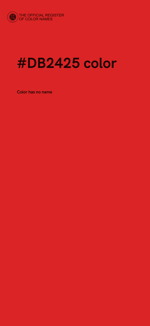 #DB2425 color image