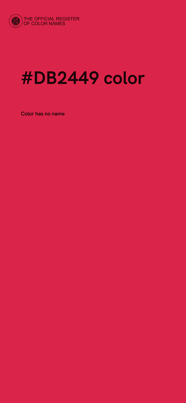 #DB2449 color image