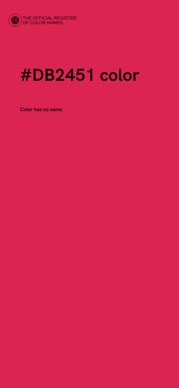 #DB2451 color image