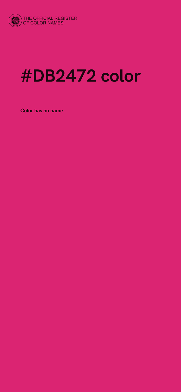 #DB2472 color image