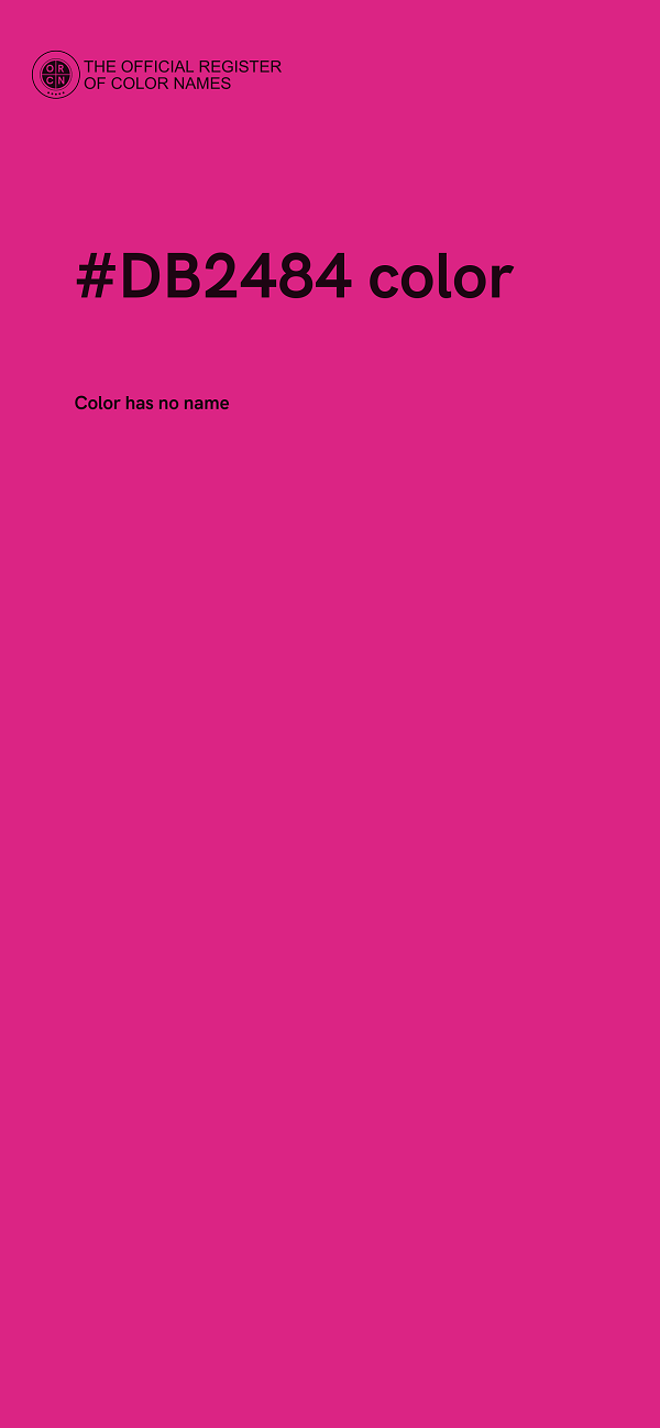 #DB2484 color image