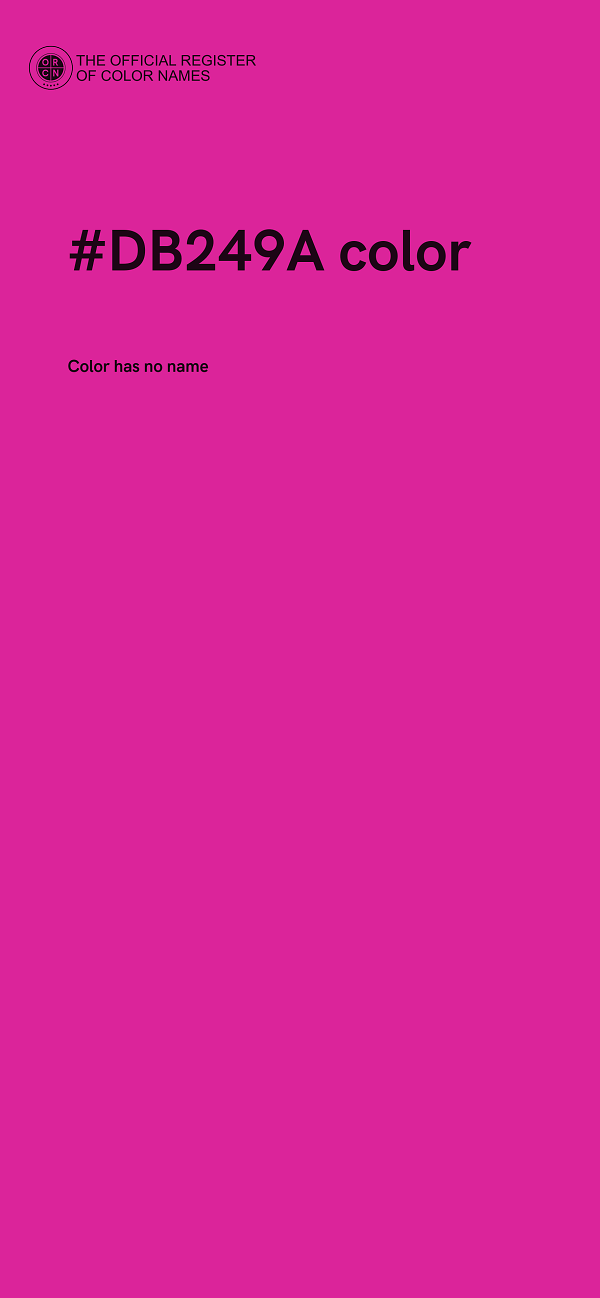 #DB249A color image