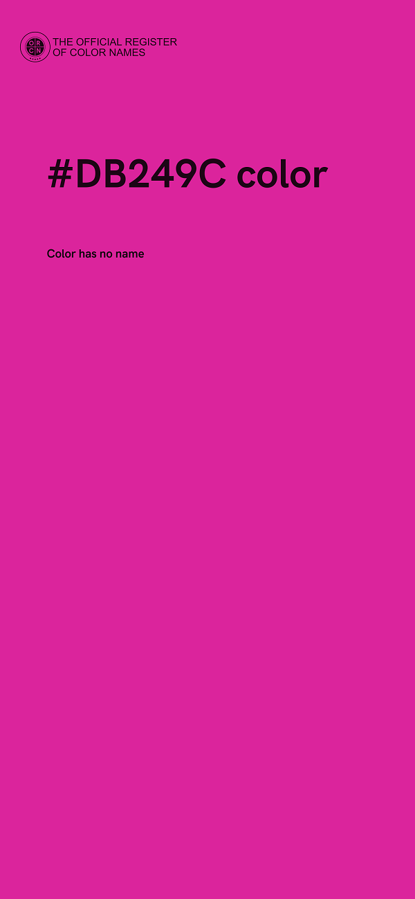 #DB249C color image