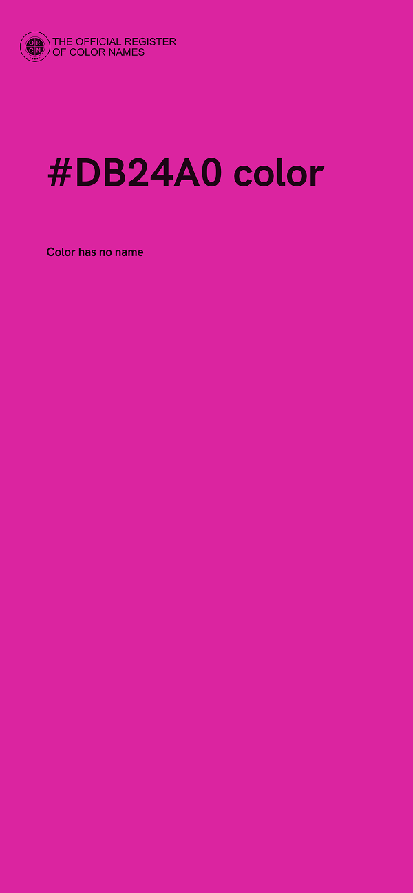 #DB24A0 color image