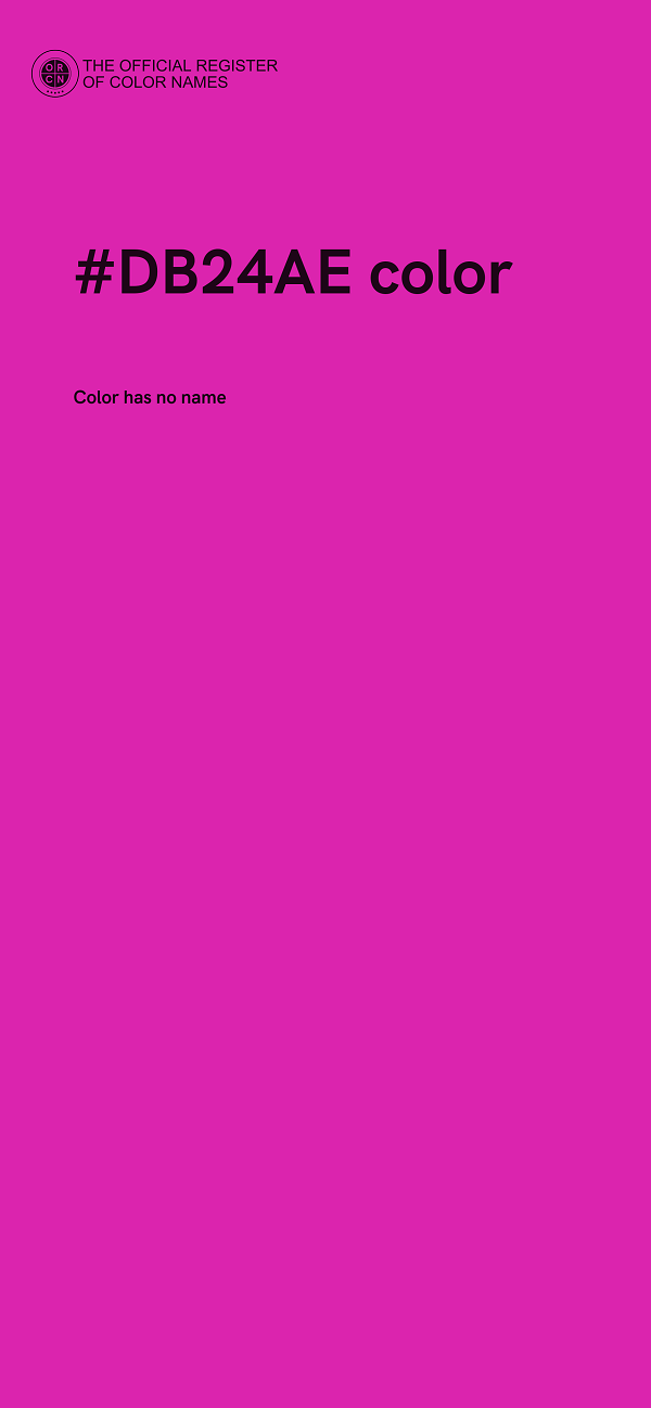 #DB24AE color image