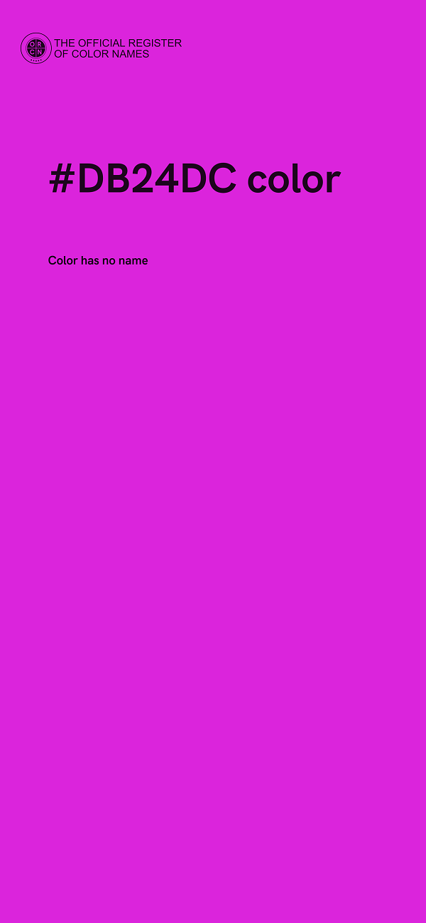 #DB24DC color image