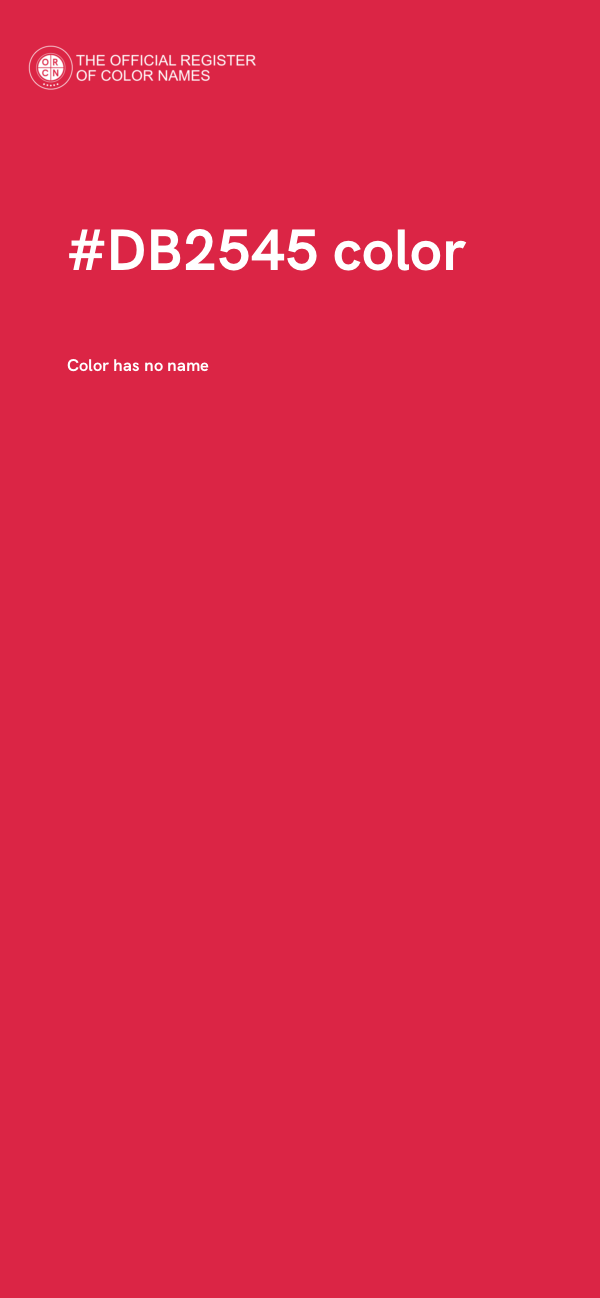 #DB2545 color image