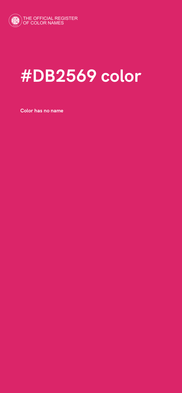 #DB2569 color image