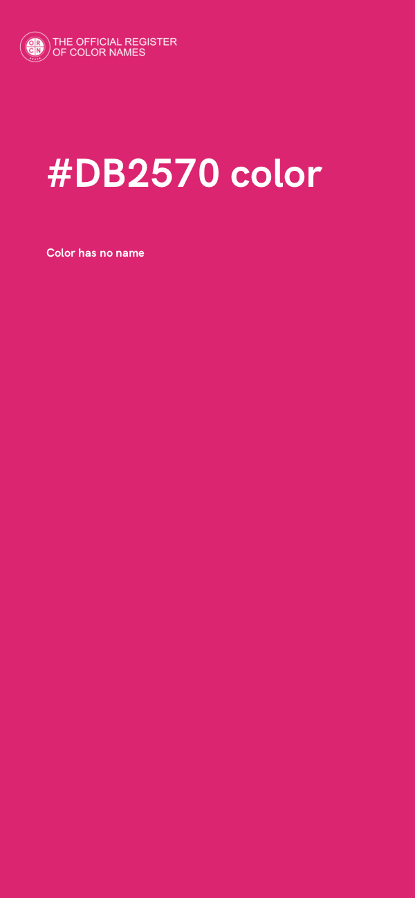 #DB2570 color image