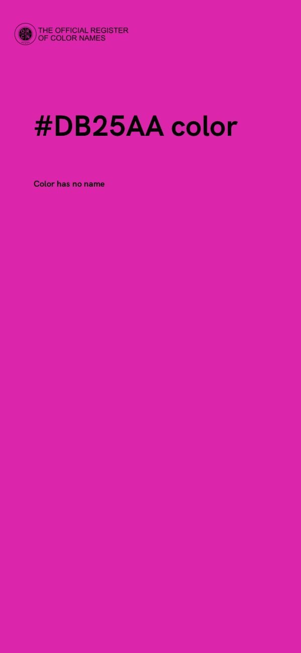 #DB25AA color image