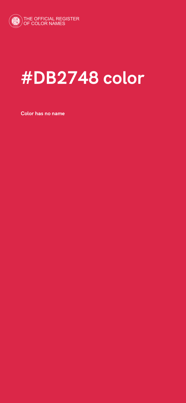#DB2748 color image