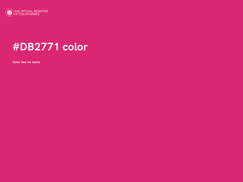 #DB2771 color image