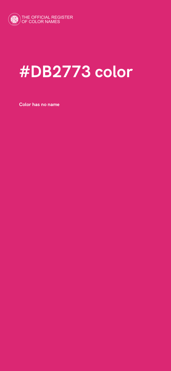 #DB2773 color image