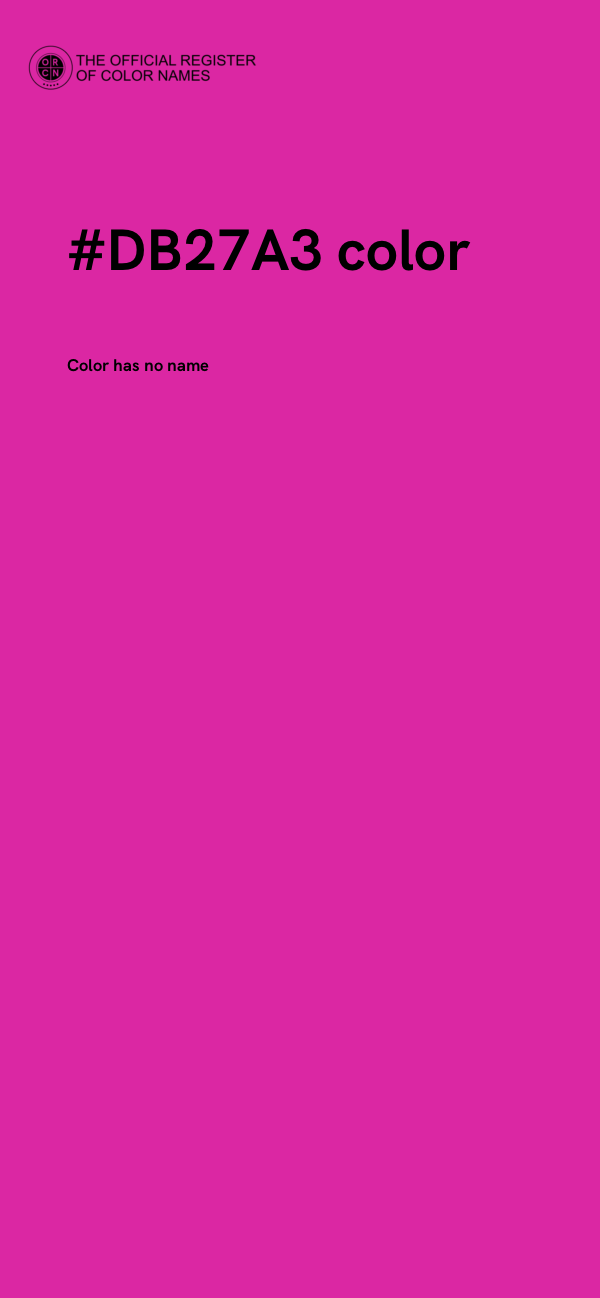 #DB27A3 color image