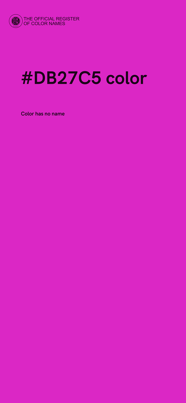 #DB27C5 color image