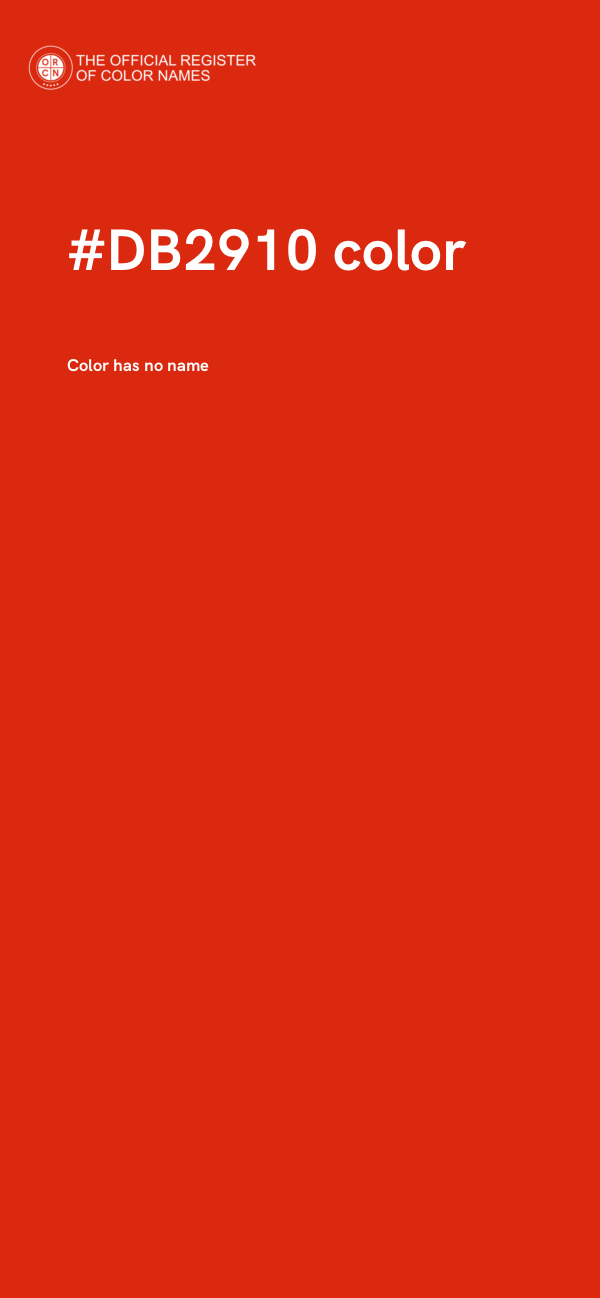 #DB2910 color image