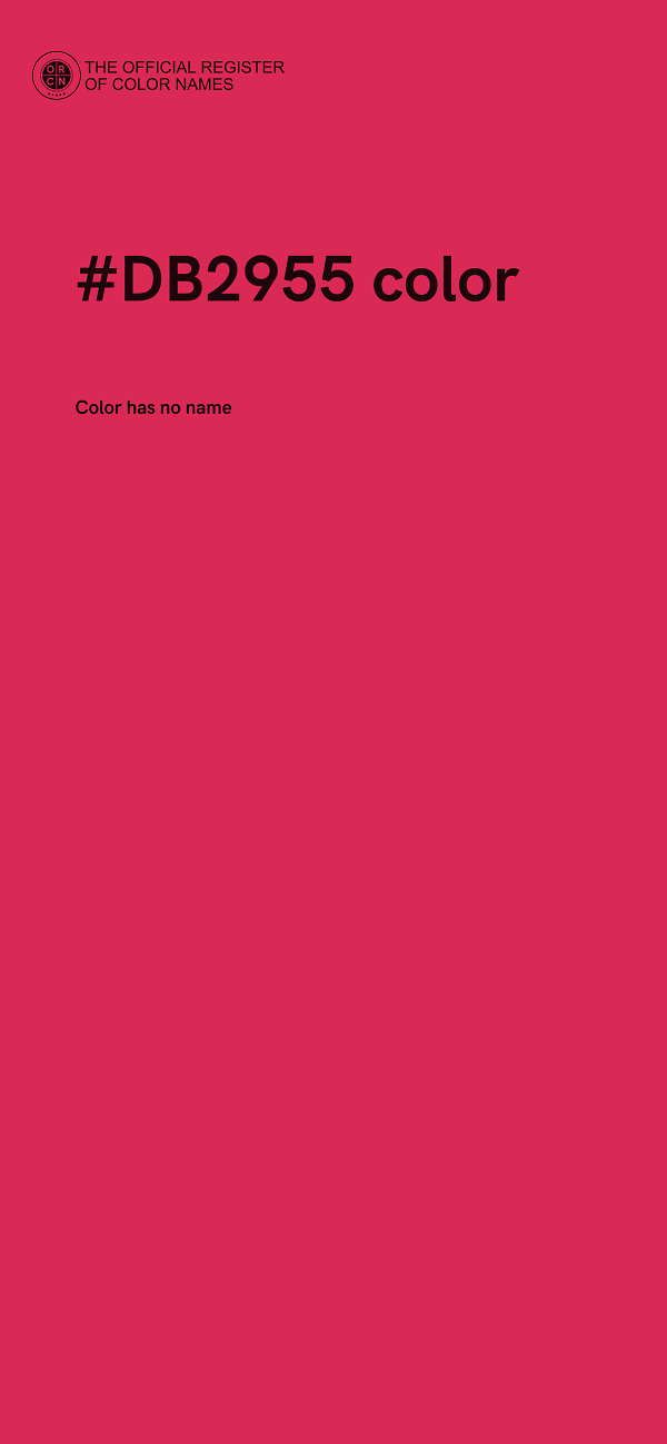 #DB2955 color image