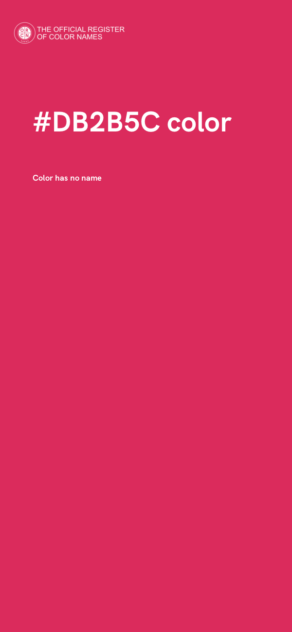 #DB2B5C color image
