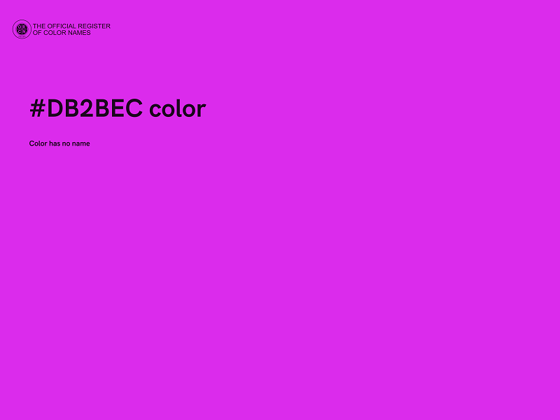 #DB2BEC color image