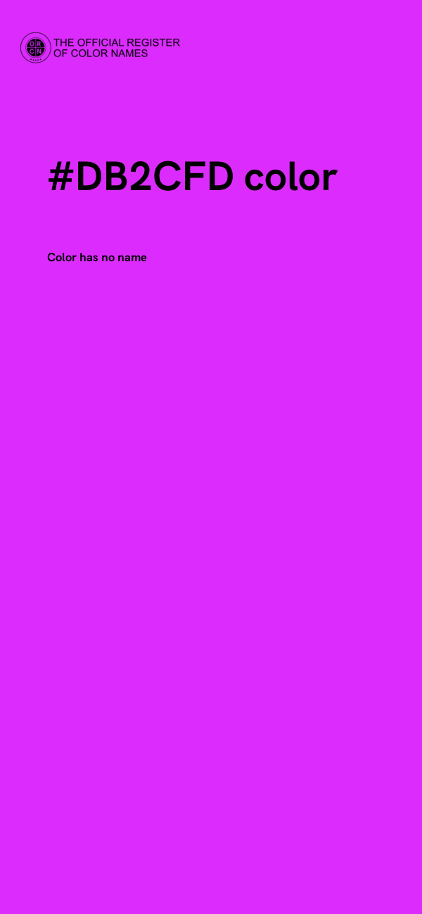 #DB2CFD color image