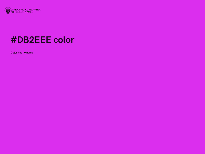 #DB2EEE color image