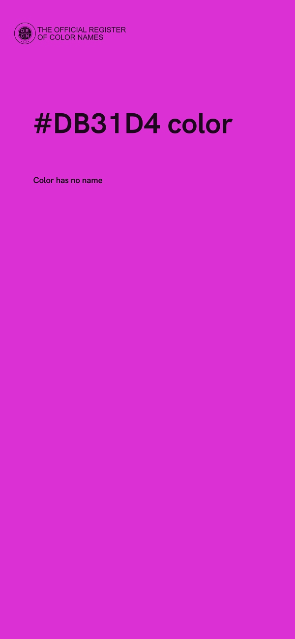 #DB31D4 color image