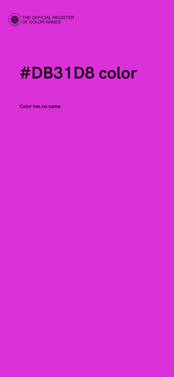 #DB31D8 color image