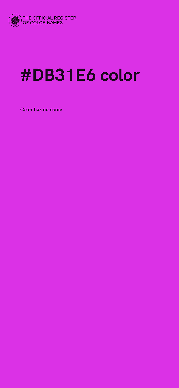 #DB31E6 color image
