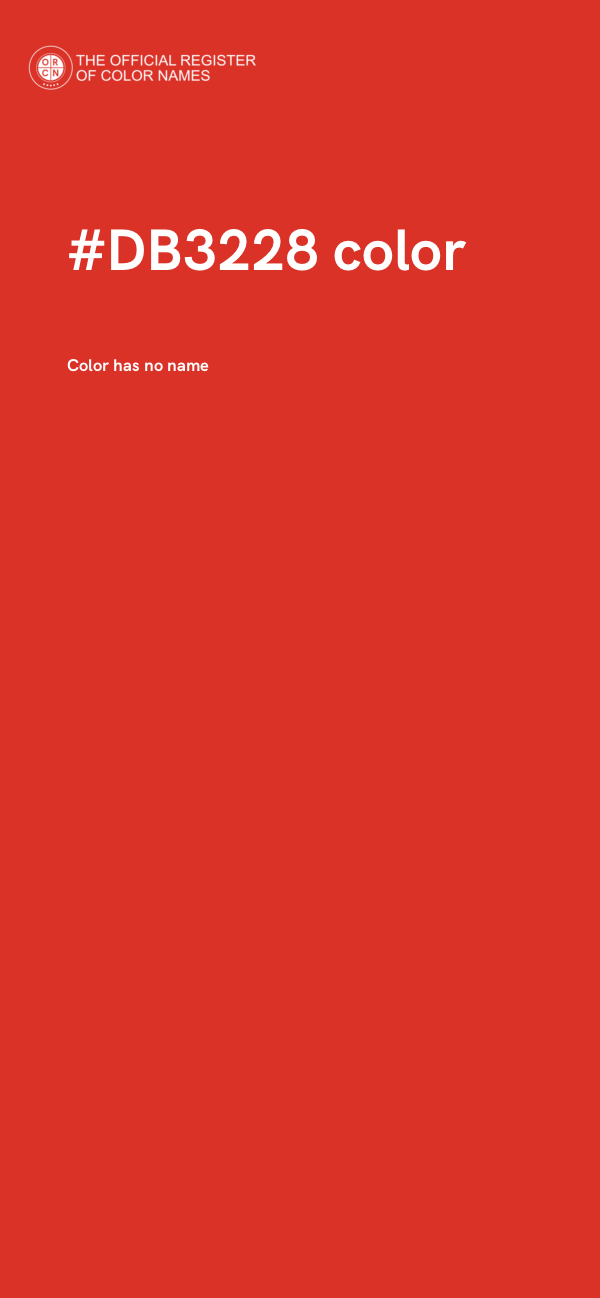 #DB3228 color image