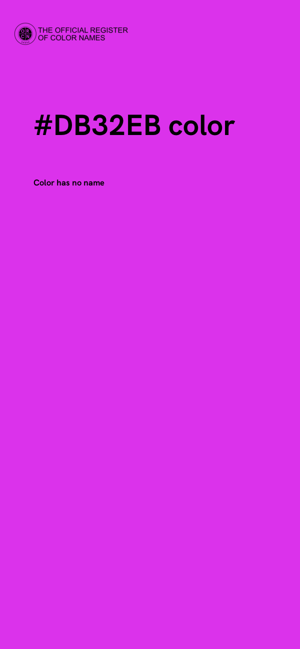 #DB32EB color image