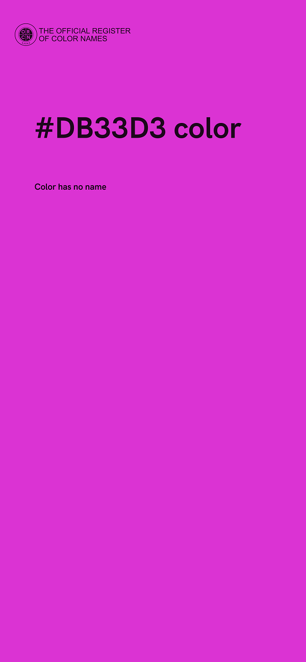 #DB33D3 color image