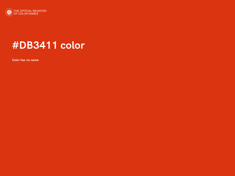 #DB3411 color image