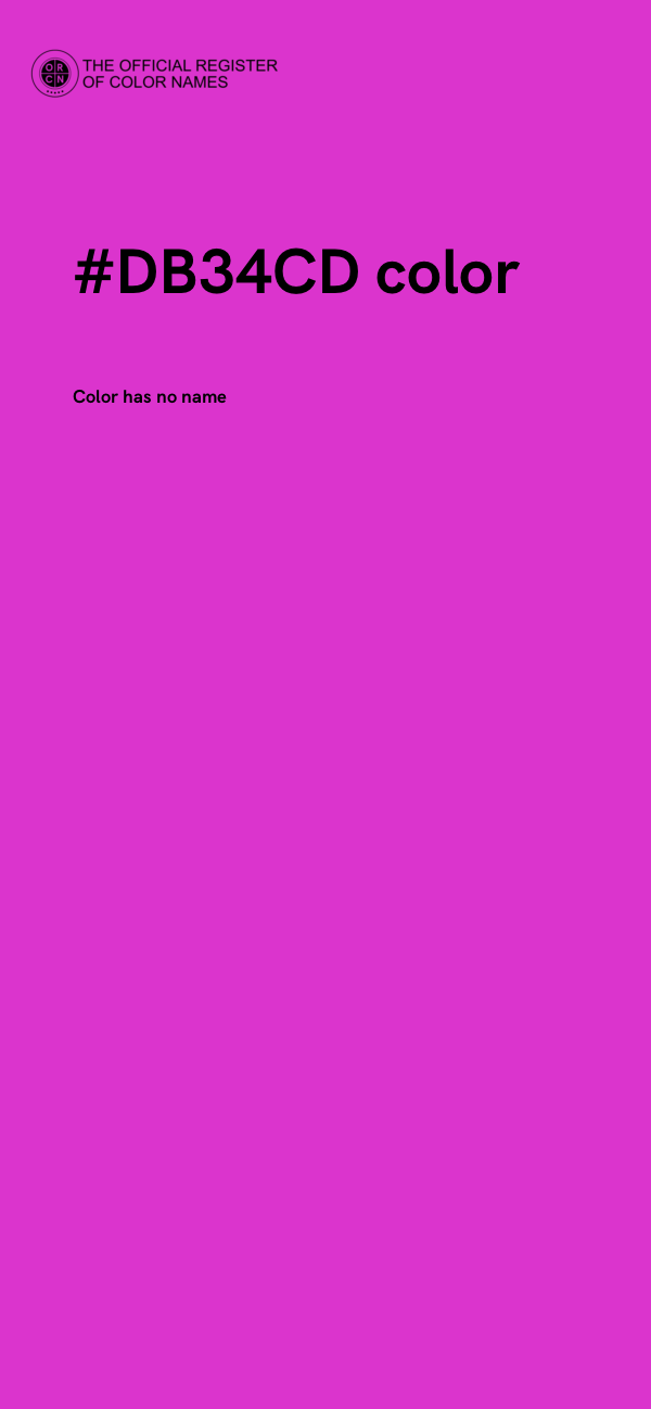 #DB34CD color image