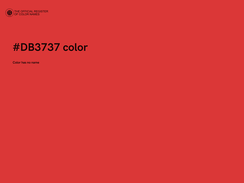 #DB3737 color image